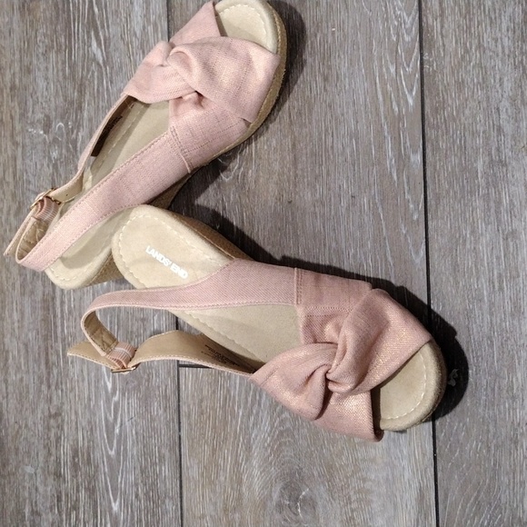 lands end wedge sandals